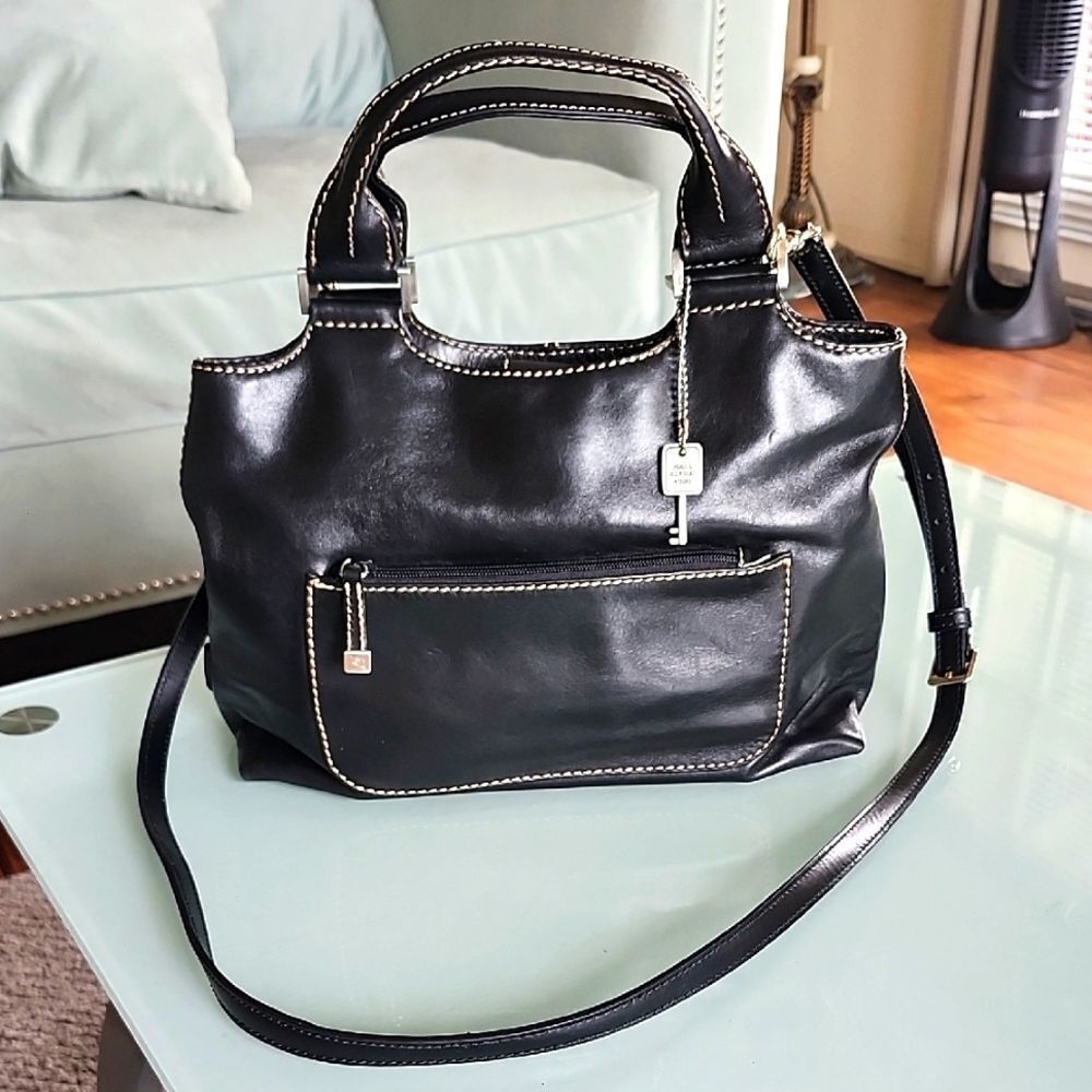 Fossil Leather Bag Quiet Luxury‎ Dark Academia